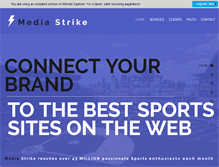 Tablet Screenshot of media-strike.com